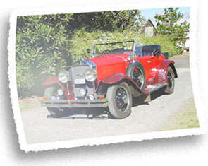 Red 1929 Buick